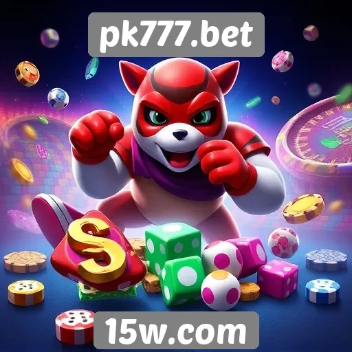 Variedade de jogos disponíveis no pk777.bet